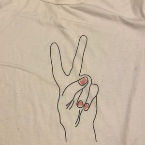 Simple “Peace Sign” SHEIN Graphic